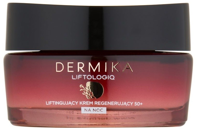 Dermika Liftologiq regeneráló éjszakai krém lifting hatással 50+  50 ml