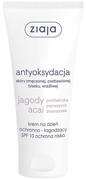 Ziaja Acai Berry nyugtató nappali krém SPF 10  50 ml