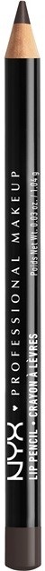 NYX Professional Makeup Slim Lip Pencil szájceruza árnyalat Black Berry 1 g