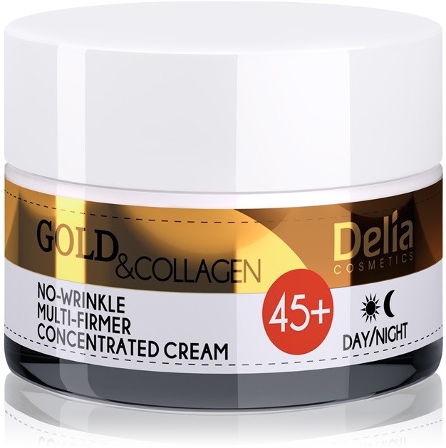 Delia Cosmetics Gold & Collagen 45+ feszesítő ránctalanító krém  50 ml