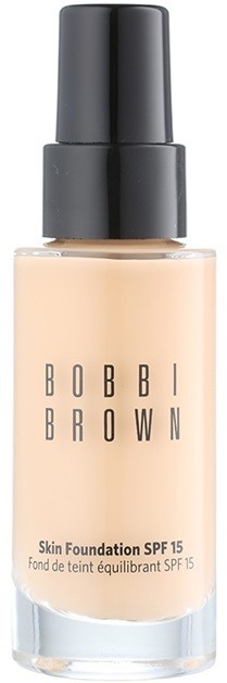 Bobbi Brown Skin Foundation hidratáló make-up SPF 15 árnyalat 3 Beige 30 ml