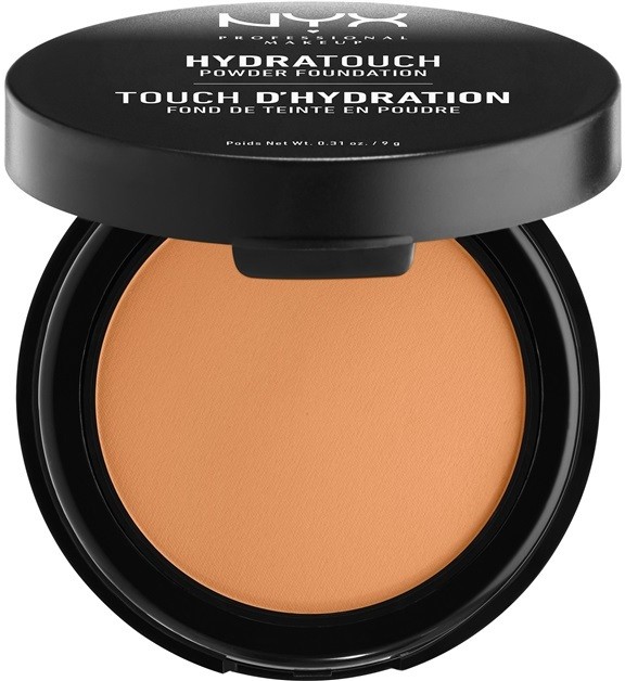 NYX Professional Makeup Hydra Touch kompakt púderes make-up árnyalat 12 Caramel 9 g