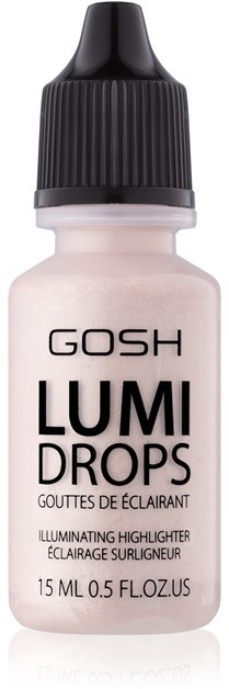 Gosh Lumi Drops folyékony bőrélénkítő árnyalat 002 Vanilla 15 ml