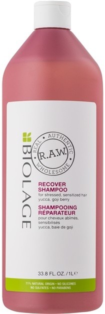 Biolage RAW Recover regeneráló sampon meggyengült hajra  1000 ml