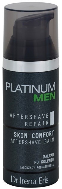 Dr Irena Eris Platinum Men Aftershave Repair borotválkozás utáni balzsam az arcbőr megnyugtatására  50 ml