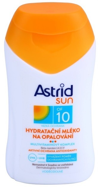 Astrid Sun hidratáló napozótej SPF 10  100 ml