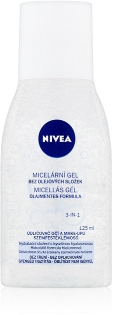 Nivea Face micelláris sminklemosó gél hialuronsavval  125 ml