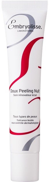 Embryolisse Anti-Ageing lágy éjszakai peeling az élénk bőrért  40 ml