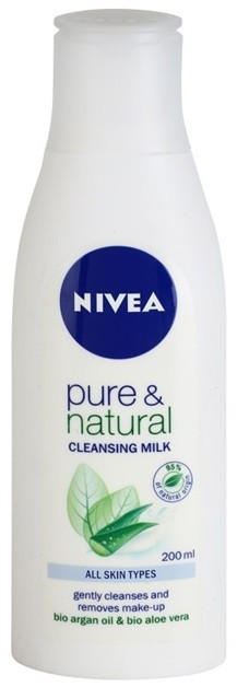 Nivea Visage Pure & Natural tisztító arctej  200 ml