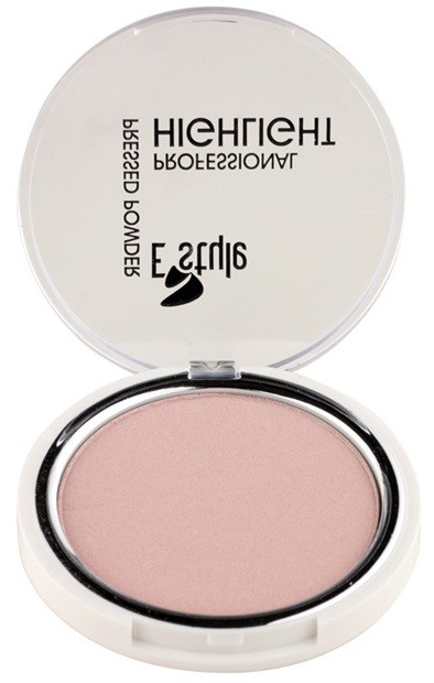 E style Professional Highlight kompakt púderes élénkítő arcra árnyalat 03 Pink Haze 12 g