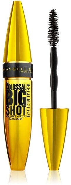 Maybelline Volum’ Express The Colossal Big Shot Daring Black extra fekete dús hatású szempillaspirál   9,5 ml