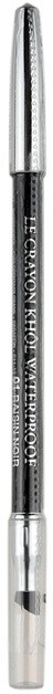 Lancôme Le Crayon Khôl Waterproof szemceruza ecsettel árnyalat 01 Raisin Noir  1,2 g