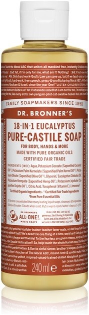 Dr. Bronner's Eucalyptus folyékony univerzális szappan  240 ml