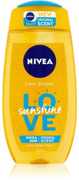 Nivea Love Sunshine felfrissítő tusfürdő gél aleo verával  250 ml