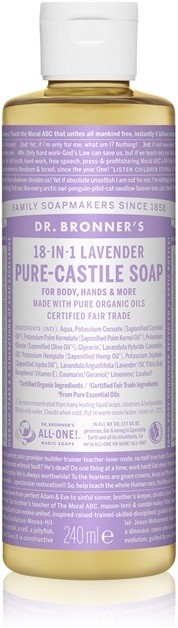 Dr. Bronner's Lavender folyékony univerzális szappan  240 ml