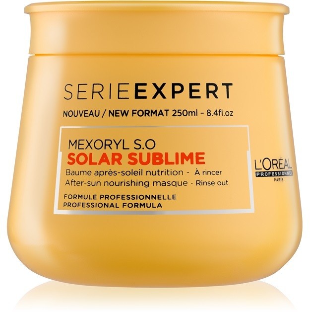 L’Oréal Professionnel Série Expert Solar Sublime tápláló maszk nap által károsult haj  250 ml