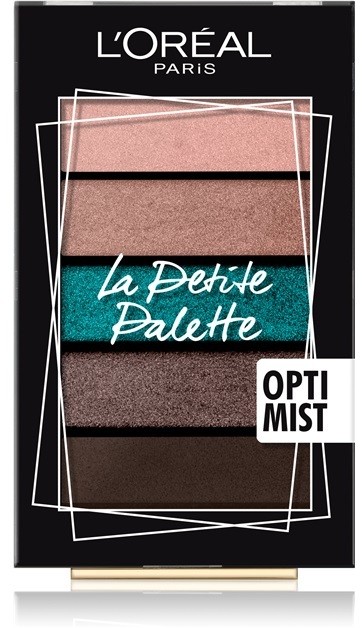 L’Oréal Paris La Petite Palette szemhéjfesték paletták árnyalat Optimist 5 x 0,8 g