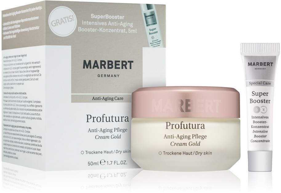 Marbert Anti-Aging Care Profutura ránctalanító krém száraz és nagyon száraz bőrre + ajándék Intensive Anti-aging Booster 5 ml 50 ml