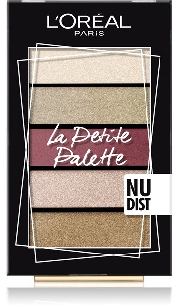 L’Oréal Paris La Petite Palette szemhéjfesték paletták árnyalat Nudist 5 x 0,8 g