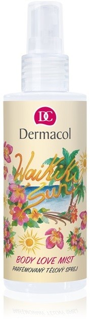 Dermacol Body Love Mist Waikiki Sun parfümözött spray a testre  150 ml