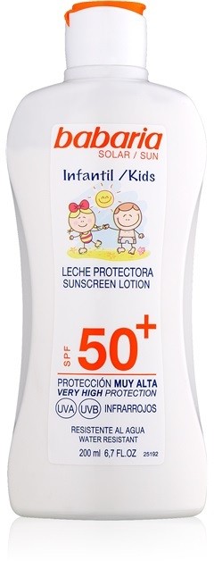 Babaria Sun Infantil napozókrém gyermekeknek SPF 50+  200 ml