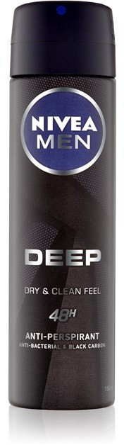 Nivea Men Deep izzadásgátló spray 48h  150 ml