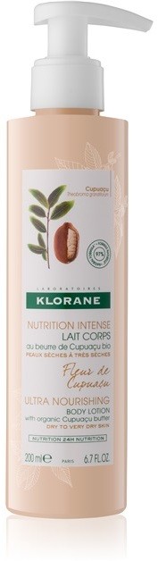 Klorane Cupuaçu Fleur de Cupuacu intenzíven tápláló testápoló tej  200 ml