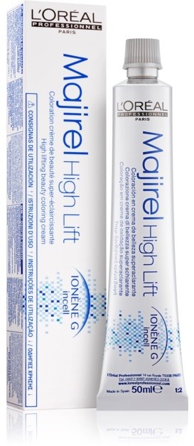 L’Oréal Professionnel Majirel High Lift tartós hajfesték árnyalat HL Ash+ 50 ml