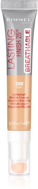 Rimmel Lasting Finish 25H Breathable tartós korrektor árnyalat 200 Light 7 ml