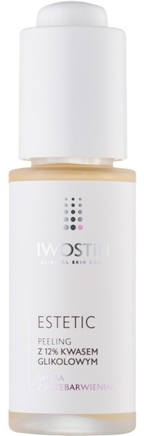 Iwostin Estetic élénkitő peeling egységesíti a bőrszín tónusait  30 ml