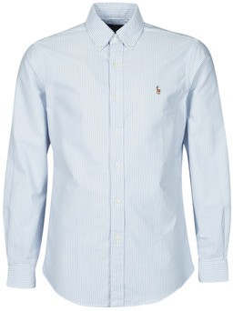 Hosszú ujjú ingek Polo Ralph Lauren CHEMISE AJUSTEE EN OXFORD COL BOUTONNE LOGO PONY PLAYER MULTICO