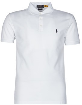 Rövid ujjú galléros pólók Polo Ralph Lauren POLO CINTRE SLIM FIT EN COTON STRETCH MESH LOGO PONY PLAYER