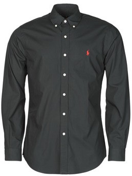 Hosszú ujjú ingek Polo Ralph Lauren CHEMISE AJUSTEE EN POPLINE DE COTON COL BOUTONNE LOGO PONY PLAY