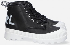 Karl Lagerfeld Trekka II Brush Logo Hiker KL45230 001 galéria