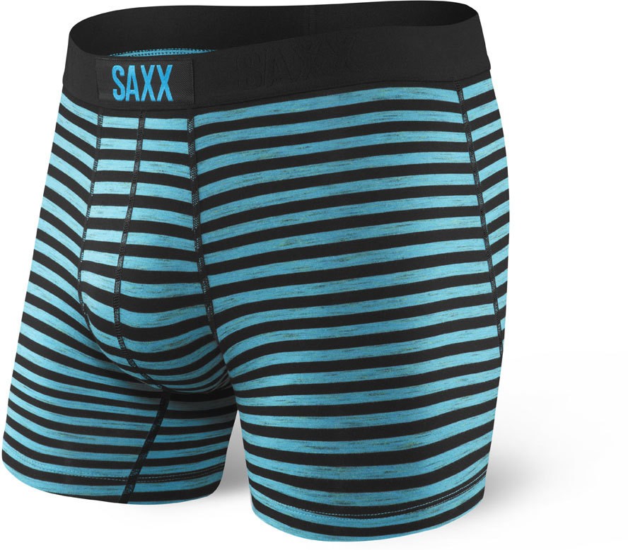 Saxx Vibe Boxer Black Space Hiker Stripe