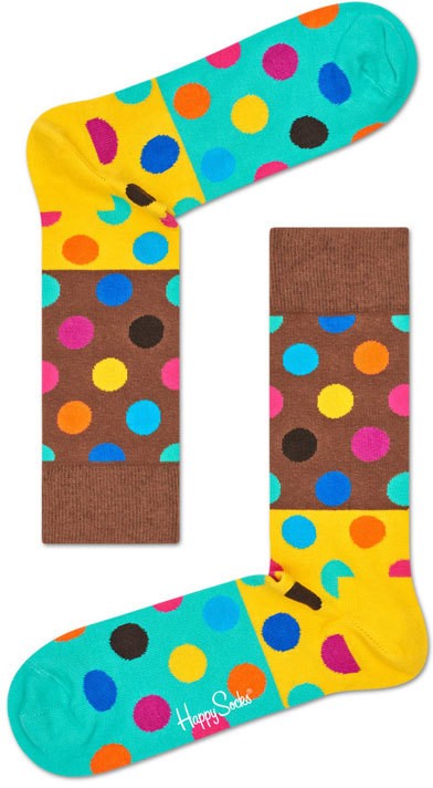 Happy Socks Big Dot Block Sock