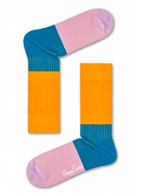 Happy Socks Block Rib Sock