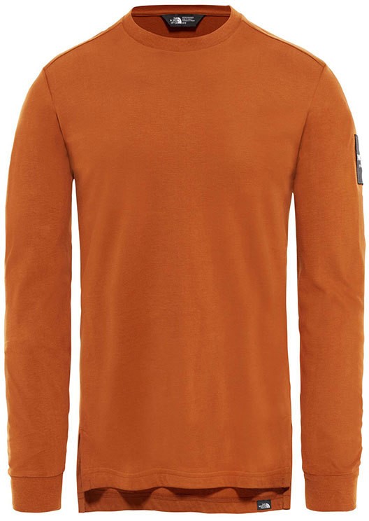 The North Face M L/S Fine 2 Tee Caramel Cafe