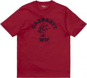 Carhartt WIP S/S Duck Batter T-Shirt Cardinal Dark Navy galéria