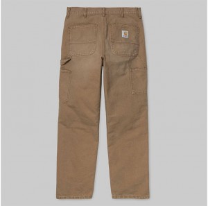 Carhartt WIP Single Knee Pant Hamilton Brown aged canvas galéria