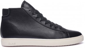 Clae Bradley Mid Black Milled Leather galéria