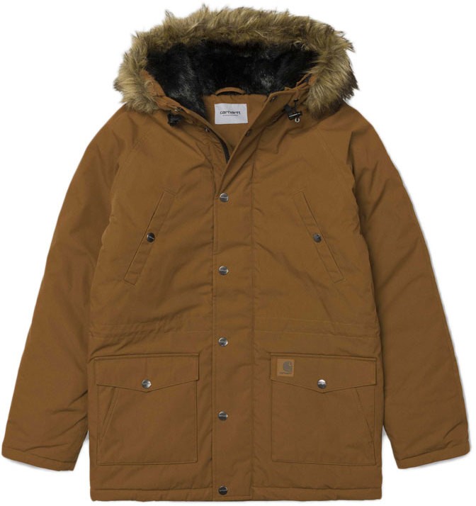 Carhartt WIP OG Trapper Parka Dark Fir Hamilton Brown