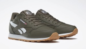 Reebok Classic Leather Army Green White galéria