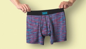 Saxx Vibe Boxer Brief Red Blue Spice Dye galéria