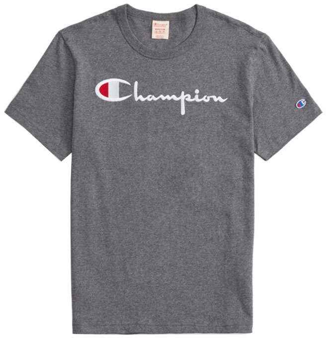 Champion Script Logo Crew Neck T-Shirt