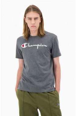 Champion Script Logo Crew Neck T-Shirt galéria