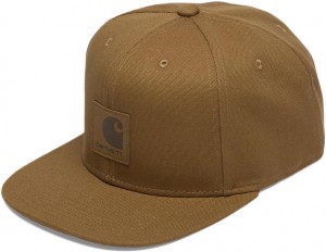 Carhartt WIP Logo Cap Hamilton Brown galéria