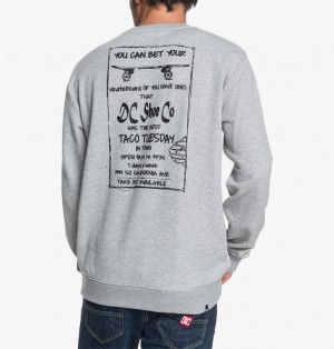 DC Shoes Taco Tuesday Crew Grey Heather galéria