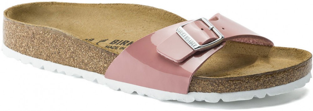 Birkenstock Madrid Patent Old Rose Narrow