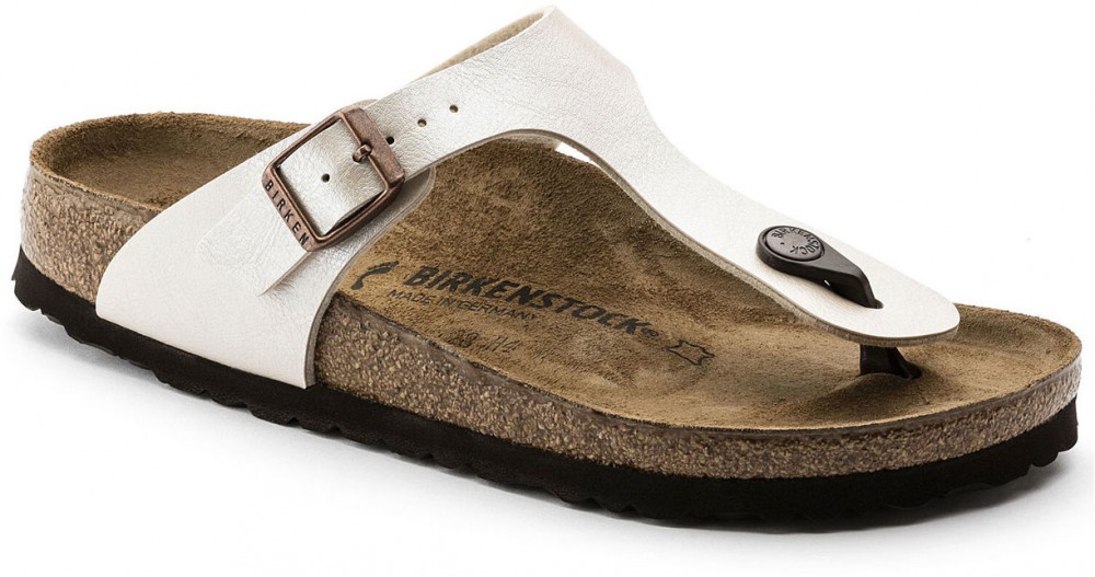 Birkenstock Gizeh Graceful Pearl White Regular